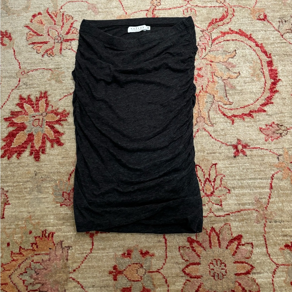 Velvet Jersey Skirt